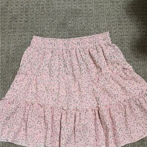 Floral Pink Girl’s Skirt